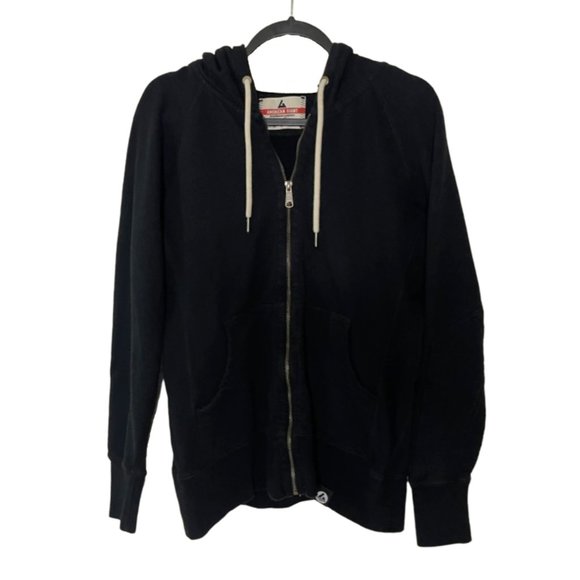 American Giant | Classic Full Zip Hoodie in Black - Picture 1 of 7
